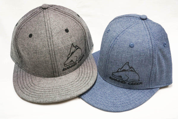 Mountain Fish Snap Back Cap